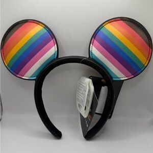 Disney Pride Black and Rainbow Headband